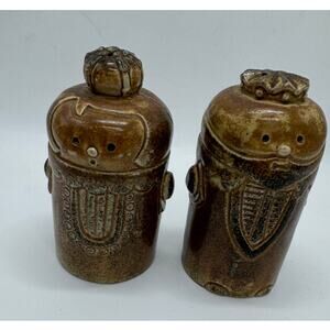 Vintage King and Queen Chess Piece  Salt and Pepper Shaker